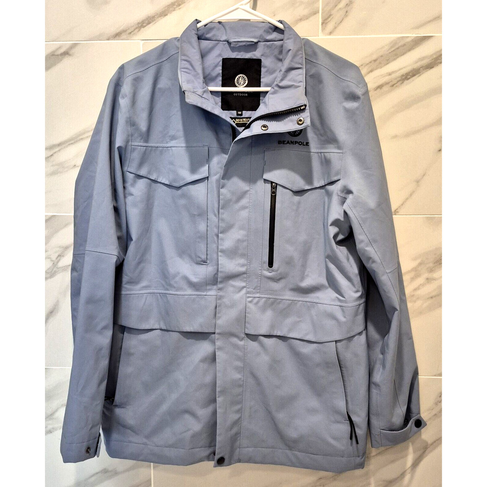Beanpole Outdoor Blue Gray GoreTex Jacket Size 100 Waterproof Windproof